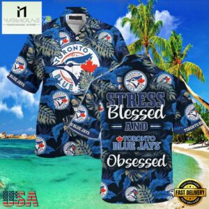 MLB Toronto Blue Jays Flower Tropical Style Hot Trending Hawaiian Button Down Shirt