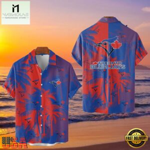 MLB Toronto Blue Jays Tropical Palm Trees Style Hot Trending Hawaiian Shirt