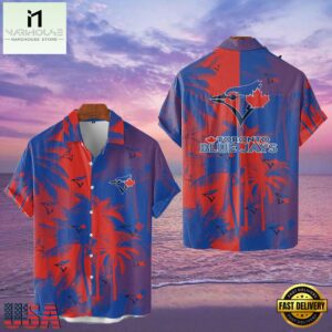 MLB Toronto Blue Jays Tropical Palm Trees Style Hot Trending Hawaiian Shirt