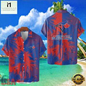 MLB Toronto Blue Jays Tropical Palm Trees Style Hot Trending Hawaiian Shirt