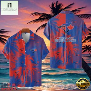 MLB Toronto Blue Jays Tropical Palm Trees Style Hot Trending Hawaiian Shirt