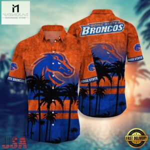 NCAA Boise State Broncos Palm Tree Tropical Summer Beach Hawaiian Shirt