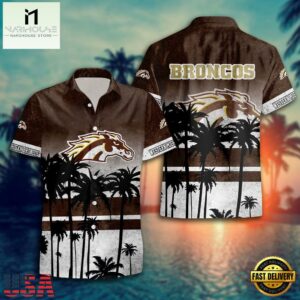 NCAA Western Michigan Broncos Palm Tree Tropical Summer Beach Hawaiian Shirt