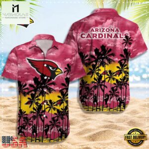 NFL Arizona Cardinals Logo Team Vintage Hawaiian Shirt