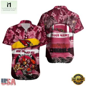 NFL Arizona Cardinals Mascot Football Hawaiian Shirt