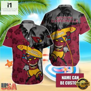 NFL Arizona Cardinals Retro Custom Name Hawaiian Shirts