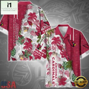 NFL Arizona Cardinals Tropical Style Custom Hawaiian Shirt
