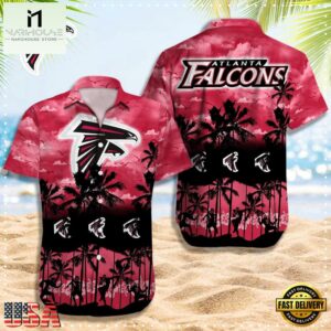 NFL Atlanta Falcons Logo Team Vintage Hawaiian Shirt