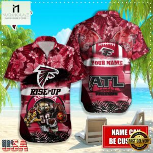 NFL Atlanta Falcons Mascot Football Hawaiian Shirt