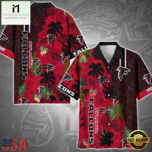 NFL Atlanta Falcons Tropical Style Custom Hawaiian Shirt