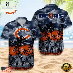NFL Chicago Bears Logo Team Vintage Hawaiian Shirt