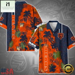 NFL Chicago Bears Tropical Style Custom Hawaiian Shirt