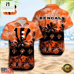 NFL Cincinnati Bengals Logo Team Vintage Hawaiian Shirt