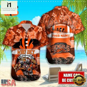 NFL Cincinnati Bengals Mascot Football Hawaiian Shirt