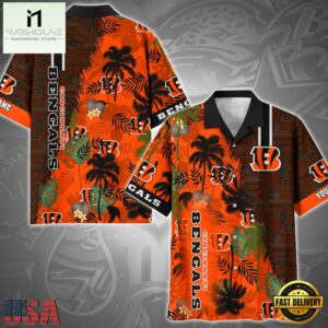 NFL Cincinnati Bengals Tropical Style Custom Hawaiian Shirt