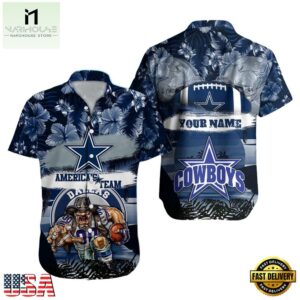 NFL Dallas Cowboys Mascot Football Hawaiian Shirt