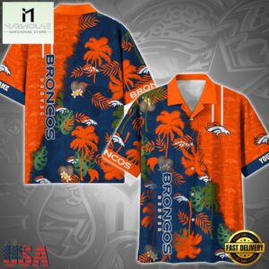 NFL Denver Broncos Tropical Style Custom Hawaiian Shirt
