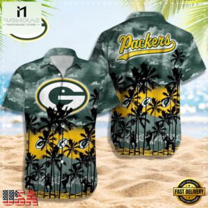 NFL Green Bay Packers Logo Team Vintage Hawaiian Shirt