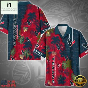 NFL Houston Texans Tropical Style Custom Hawaiian Shirt