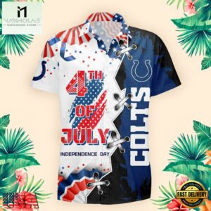 NFL Indianapolis Colts Happy Independence Day Hawaiian Shirt