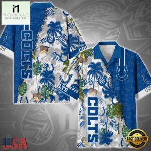 NFL Indianapolis Colts Tropical Style Custom Hawaiian Shirt