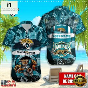 NFL Jacksonville Jaguars Mascot Football Hawaiian Shirt