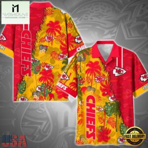 NFL Kansas City Chiefs Tropical Style Custom Hawaiian Shirt