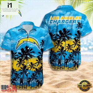 NFL Los Angeles Chargers Logo Team Vintage Hawaiian Shirt