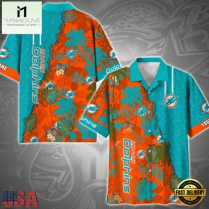 NFL Miami Dolphins Tropical Style Custom Hawaiian Shirt