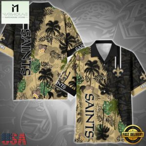 NFL New Orleans Saints Tropical Style Custom Hawaiian Shirt