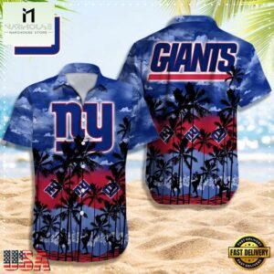 NFL New York Giants Logo Team Vintage Hawaiian Shirt