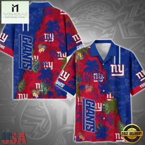 NFL New York Giants Tropical Style Custom Hawaiian Shirt