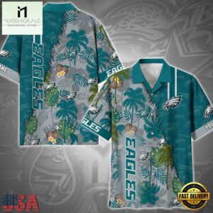 NFL Philadelphia Eagles Tropical Style Custom Hawaiian Shirt
