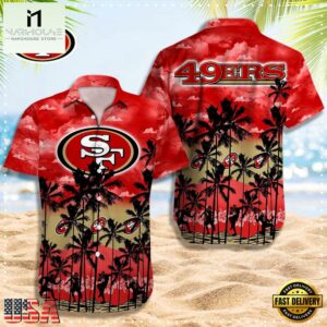 NFL San Francisco 49ers Logo Team Vintage Hawaiian Shirt
