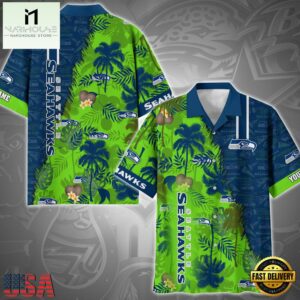 NFL Seattle Seahawks Tropical Style Custom Hawaiian Shirt