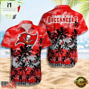 NFL Tampa Bay Buccaneers Logo Team Vintage Hawaiian Shirt