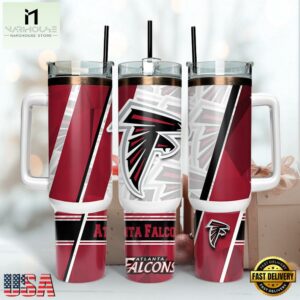 NFL Team Atlanta Falcons Logo Tumbler 40Oz Handle