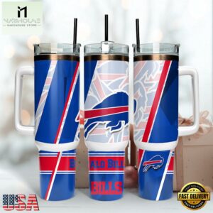 NFL Team Buffalo Bills Logo Tumbler 40Oz Handle