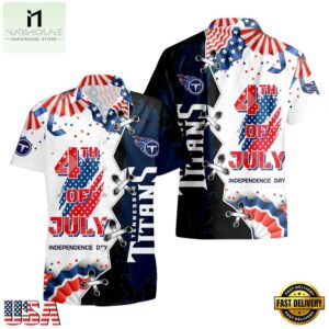 NFL Tennessee Titans Happy Independence Day Hawaiian Shirt