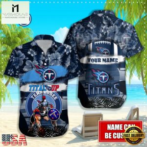 NFL Tennessee Titans Mascot Football Hawaiian Shirt