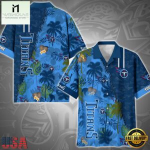 NFL Tennessee Titans Tropical Style Custom Hawaiian Shirt