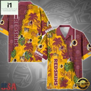 NFL Washington Redskins Tropical Style Custom Hawaiian Shirt