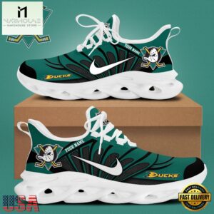 NHL Anaheim Ducks Hockey Logo Custom Name Max Soul Shoes