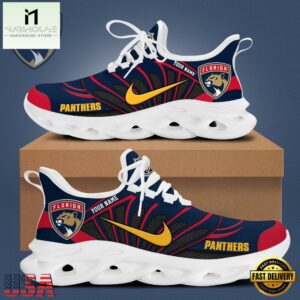 NHL Florida Panthers Hockey Logo Custom Name Max Soul Shoes