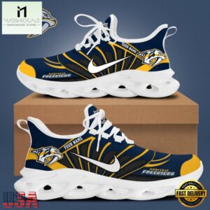 NHL Nashville Predators Hockey Logo Custom Name Max Soul Shoes