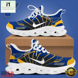 NHL St Louis Blues Hockey Logo Custom Name Max Soul Shoes