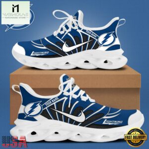 NHL Tampa Bay Lightning Hockey Logo Custom Name Max Soul Shoes