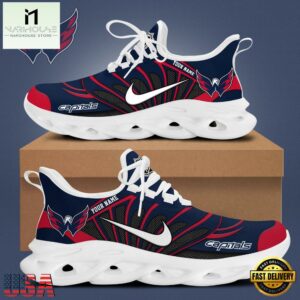 NHL Washington Capitals Hockey Logo Custom Name Max Soul Shoes