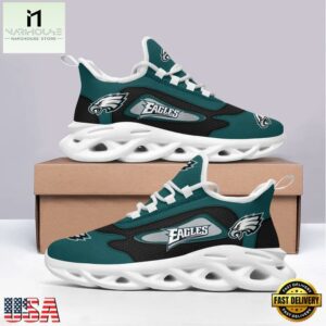 Philadelphia Eagles NFL Team Max Soul Shoes Mean Gift For Fans