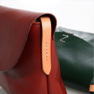 Alternative view of Handmade Retro Leather Messenger Bag For Women